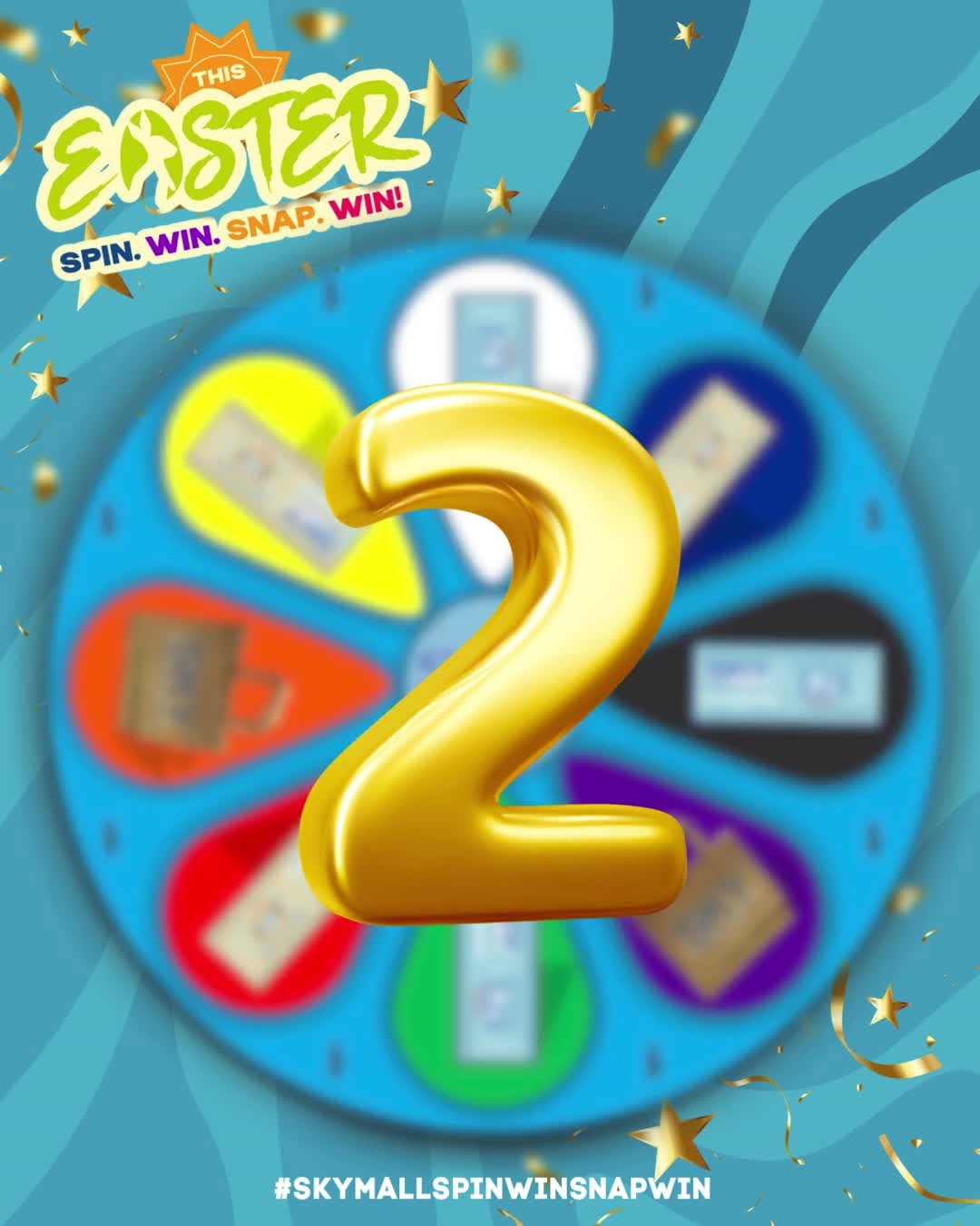 Sky Mall Easter Spin Win Snap Win – Win Up to $25 Mall Cash Instantly