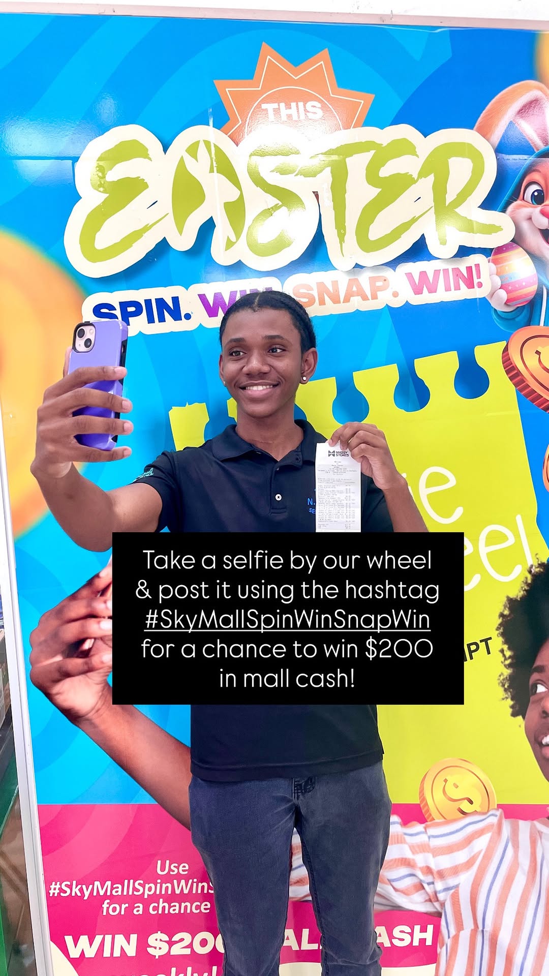 Sky Mall Easter Spin, Win, Snap & Win – $200 Mall Cash Giveaway