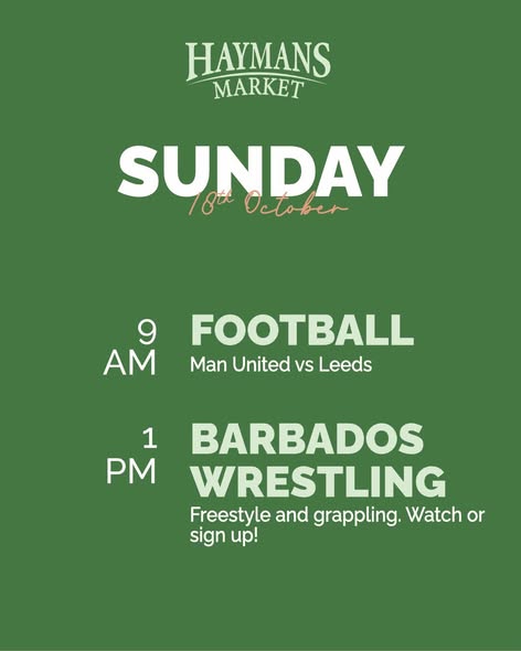 Salsa Night & Weekend Events at Haymans Market