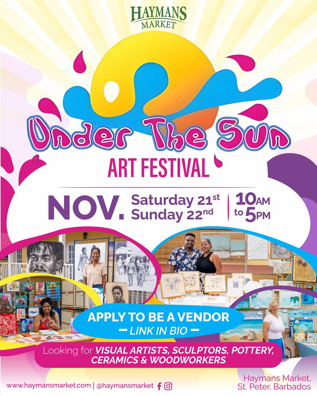Under the Sun Art Festival – Haymans Market, St. Peter