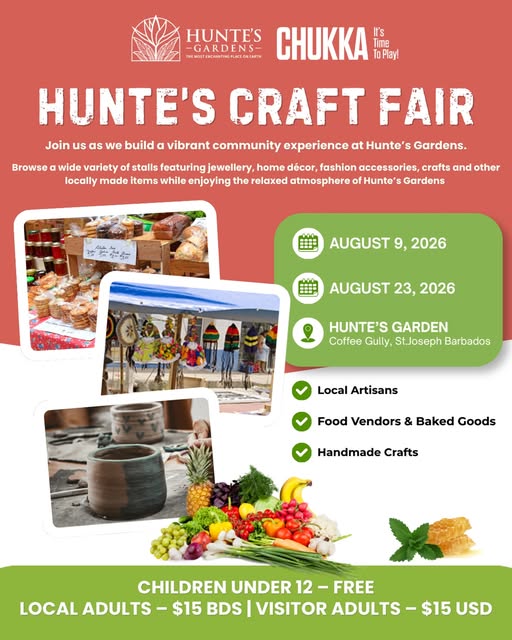 Hunte's Craft Fair – Local Artisans, Food & Handmade Crafts at Hunte's Gardens