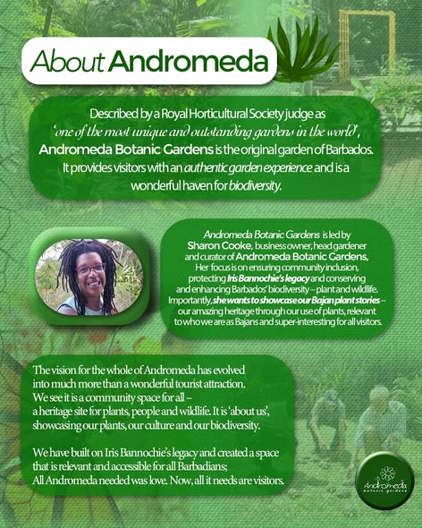 Free Entry for Barbadian Nationals at Andromeda Botanic Gardens