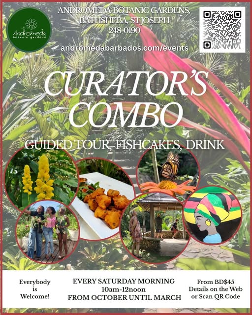 Curator's Combo – Guided Tour, Fishcakes & Drink at Andromeda Botanic Gardens