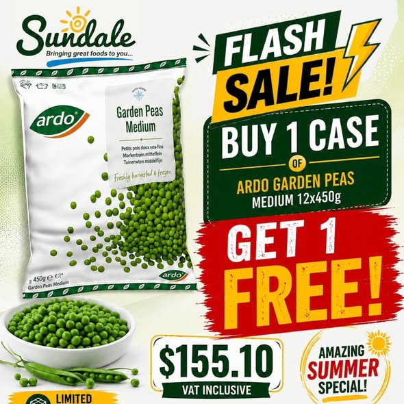 Summer Flash Sale: Buy 1 Case of Ardo Veggies, Get 1 FREE – $155.10