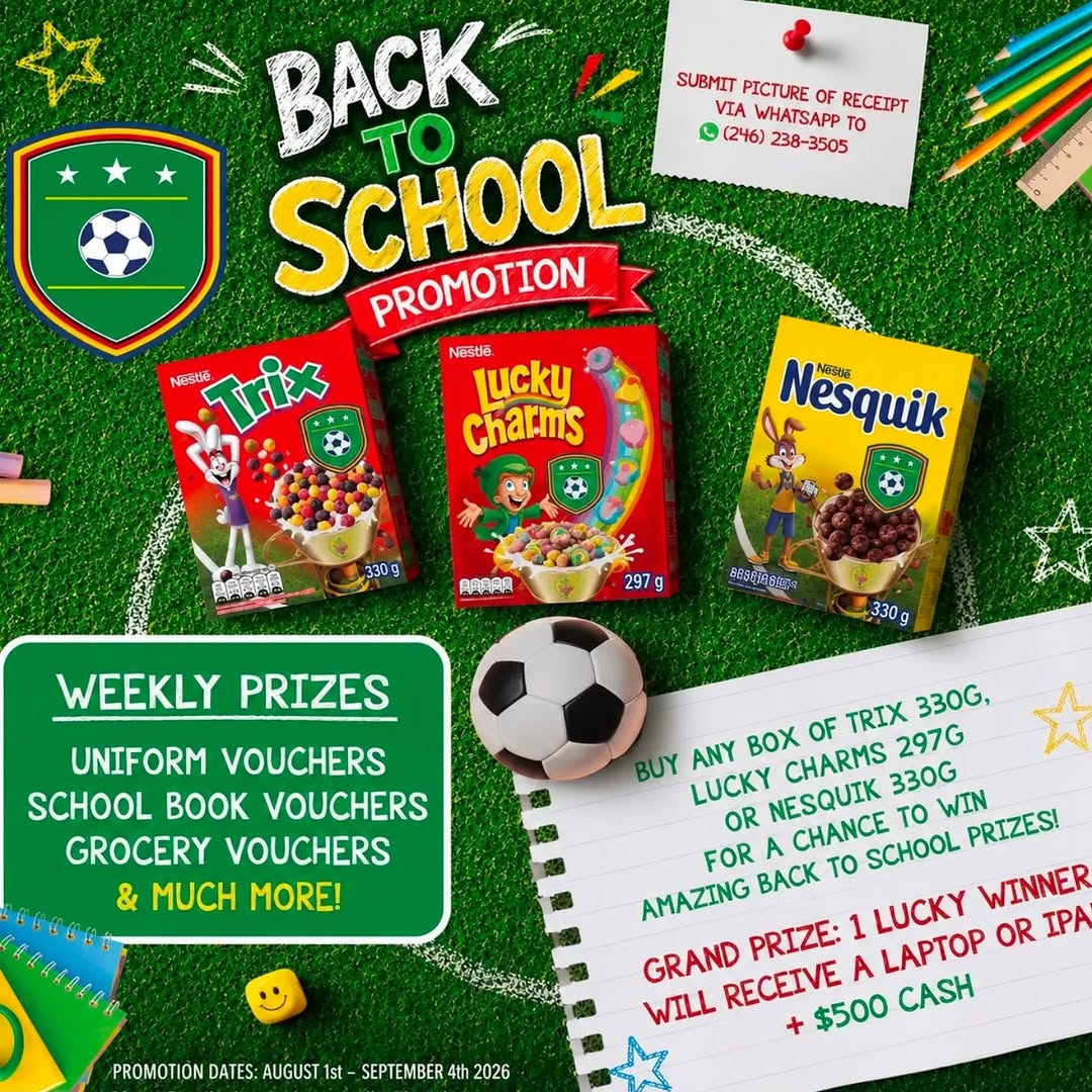 Back to School Promotion – Win Prizes with Trix, Lucky Charms & Nesquik