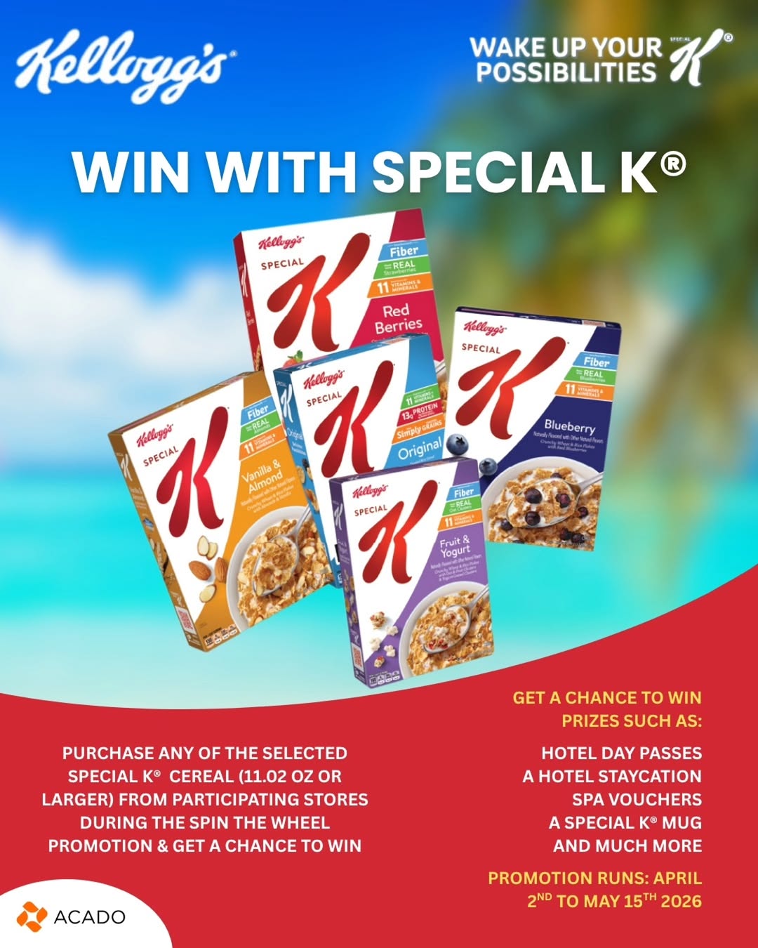 Win With Special K – Spin The Wheel Promotion at Participating Barbados Stores