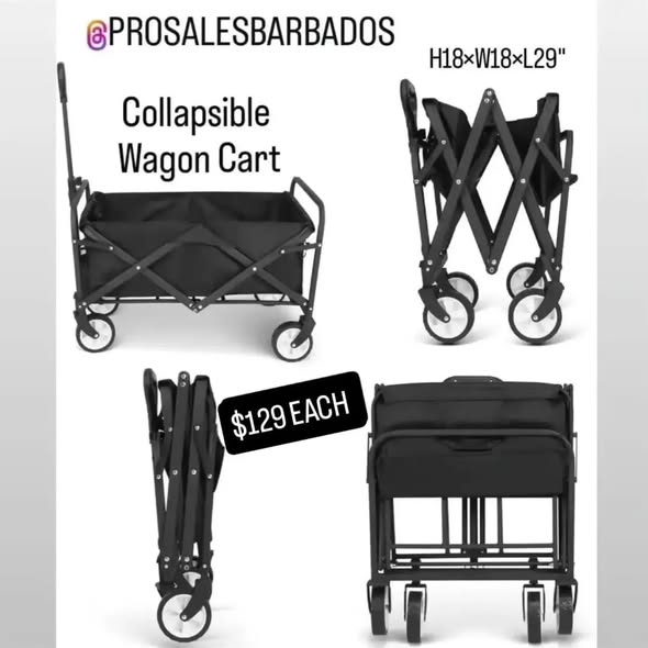 Pro Sales Barbados – Home & Outdoor Furniture Sale: Shoe Rack $30, Folding Chairs from $15