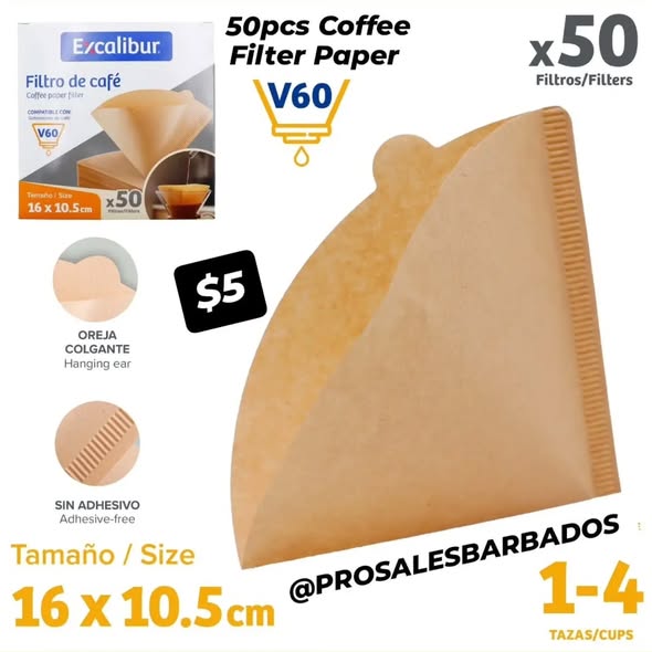 Pro Sales Barbados: Clothes Line, Coffee Filter Paper & Stainless Steel Coffee Filter