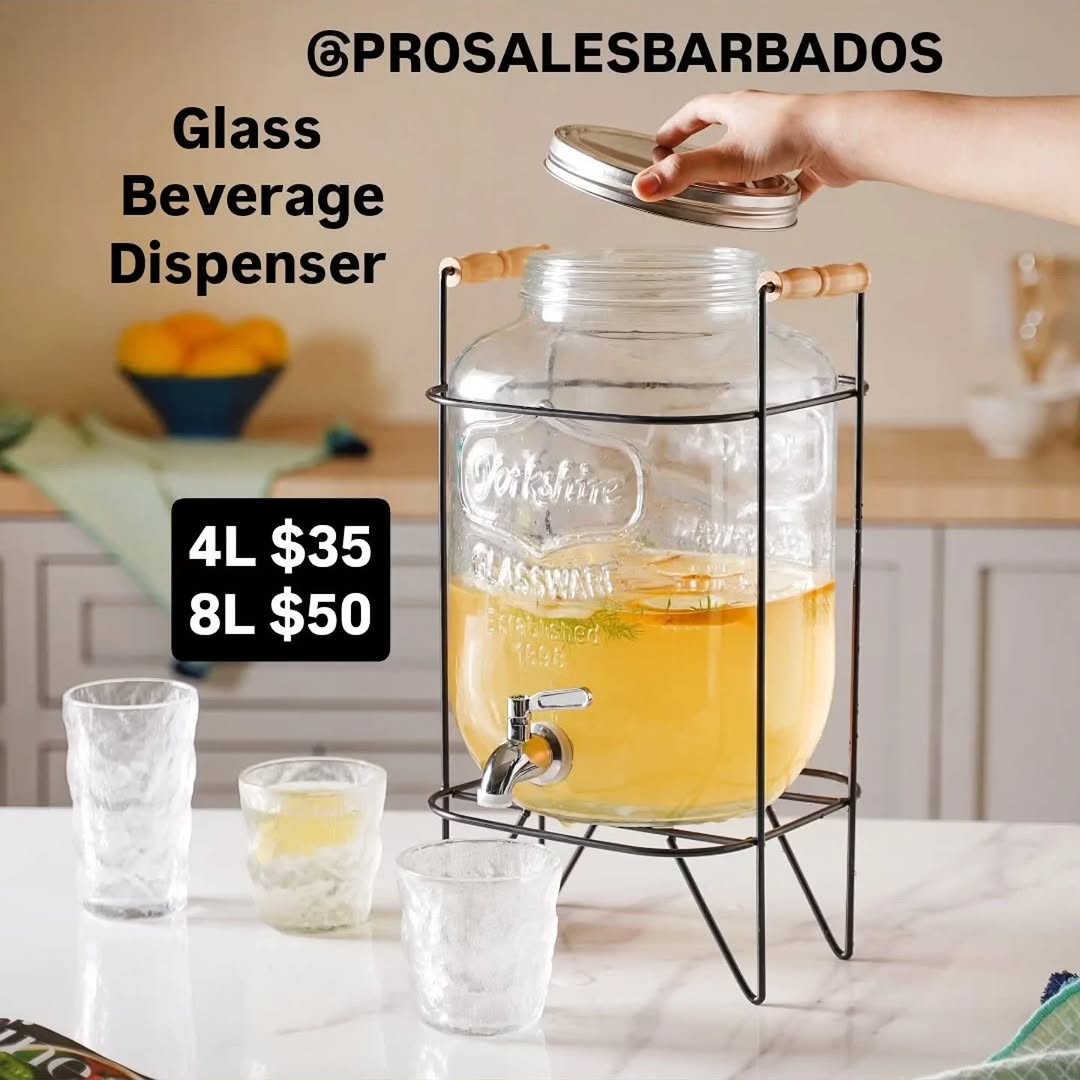 Mason Jars with Straws & Glass Beverage Dispensers – Priced from $3