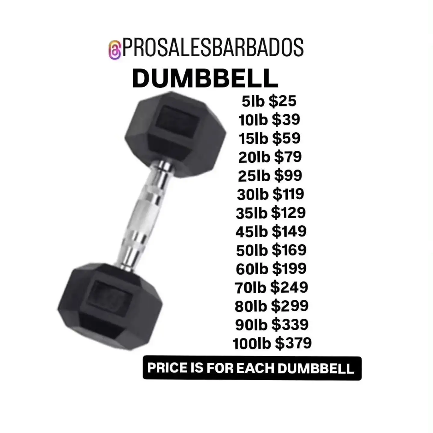 Pro Sales Barbados Fitness Equipment – Dumbbells, Massage Rollers & Yoga Bricks
