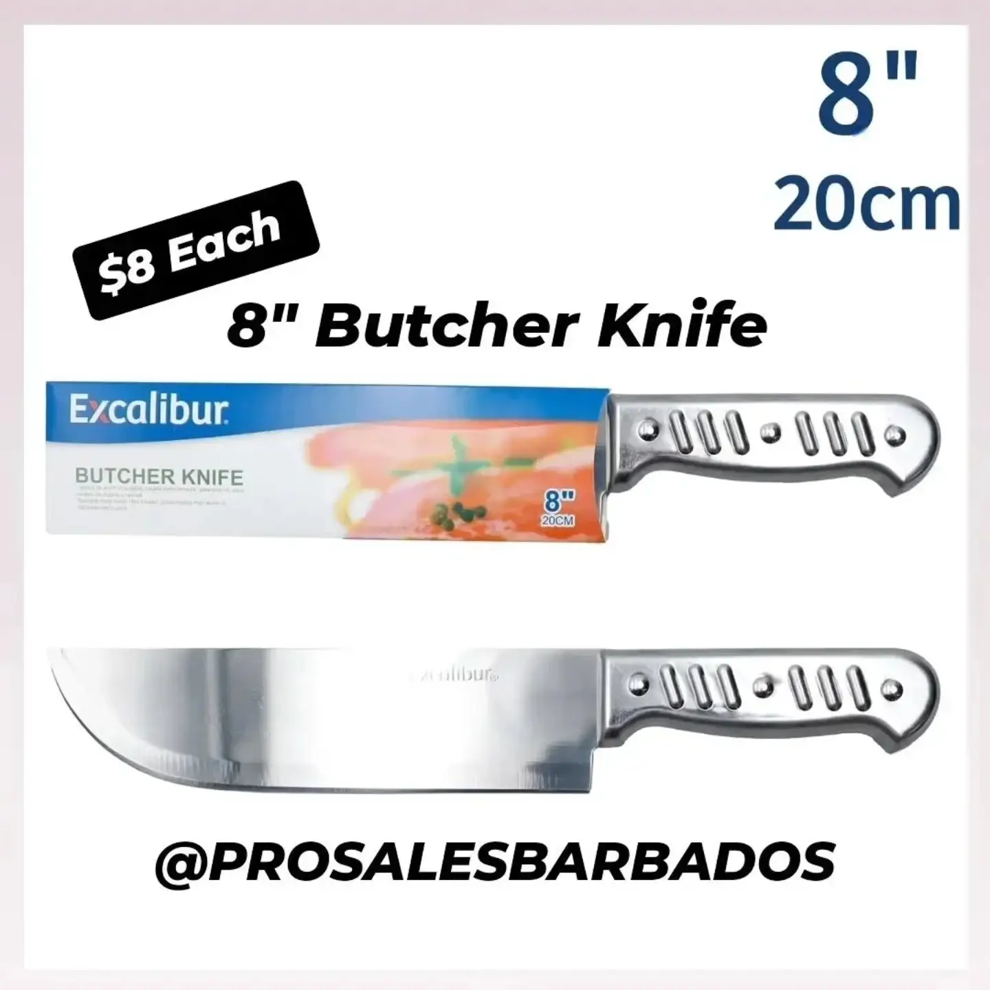 Butcher Knives & Machetes – From $8 at Pro Sales Barbados