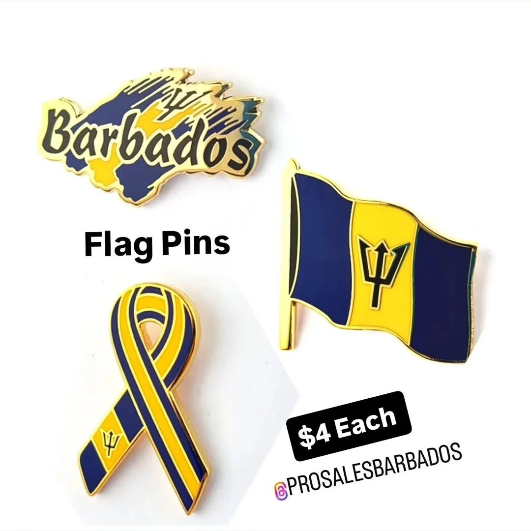 Barbados Flag Pins & Baby Nail Clippers - From $1 Each at Pro Sales Barbados