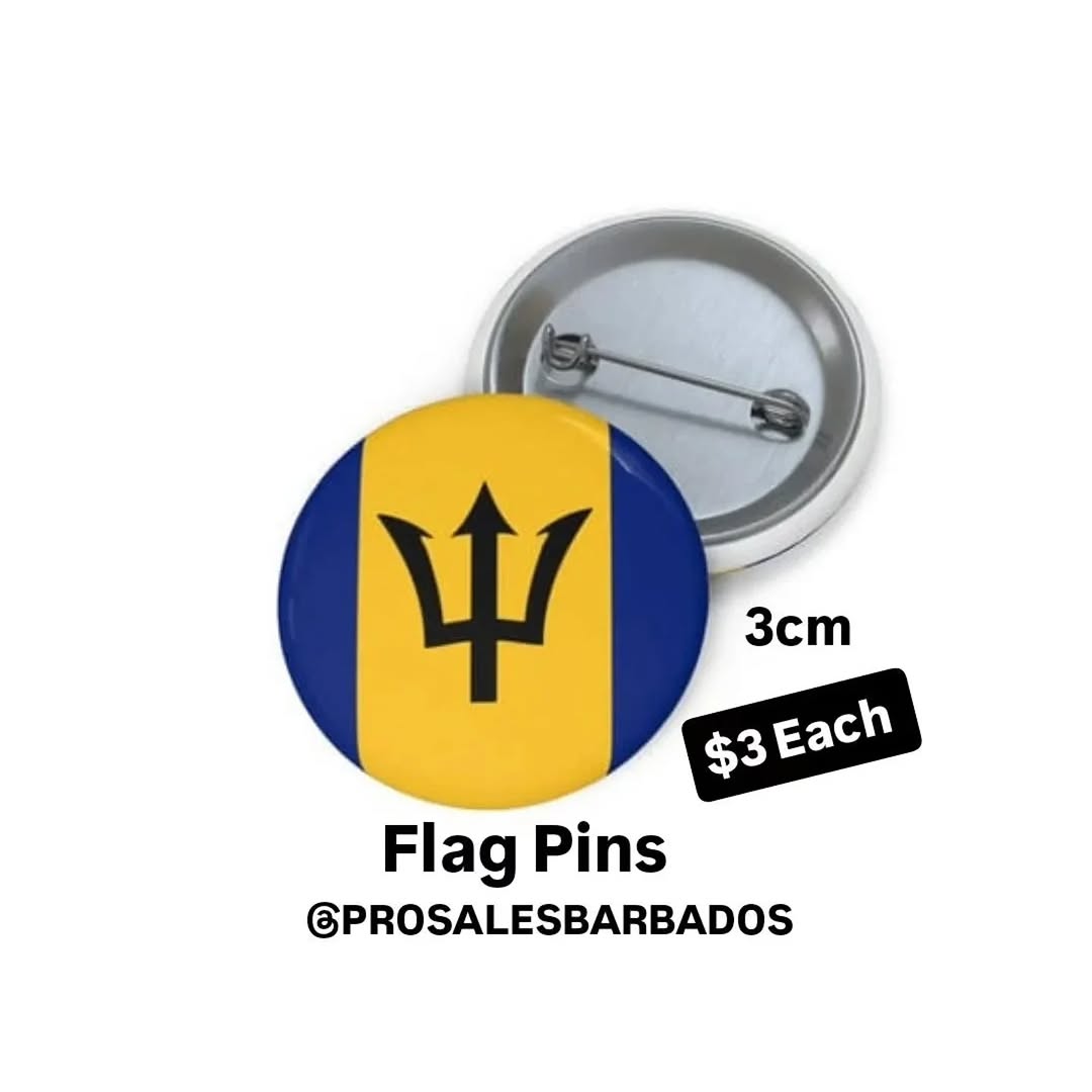 Barbados Flag Pins & Baby Nail Clippers - From $1 Each at Pro Sales Barbados