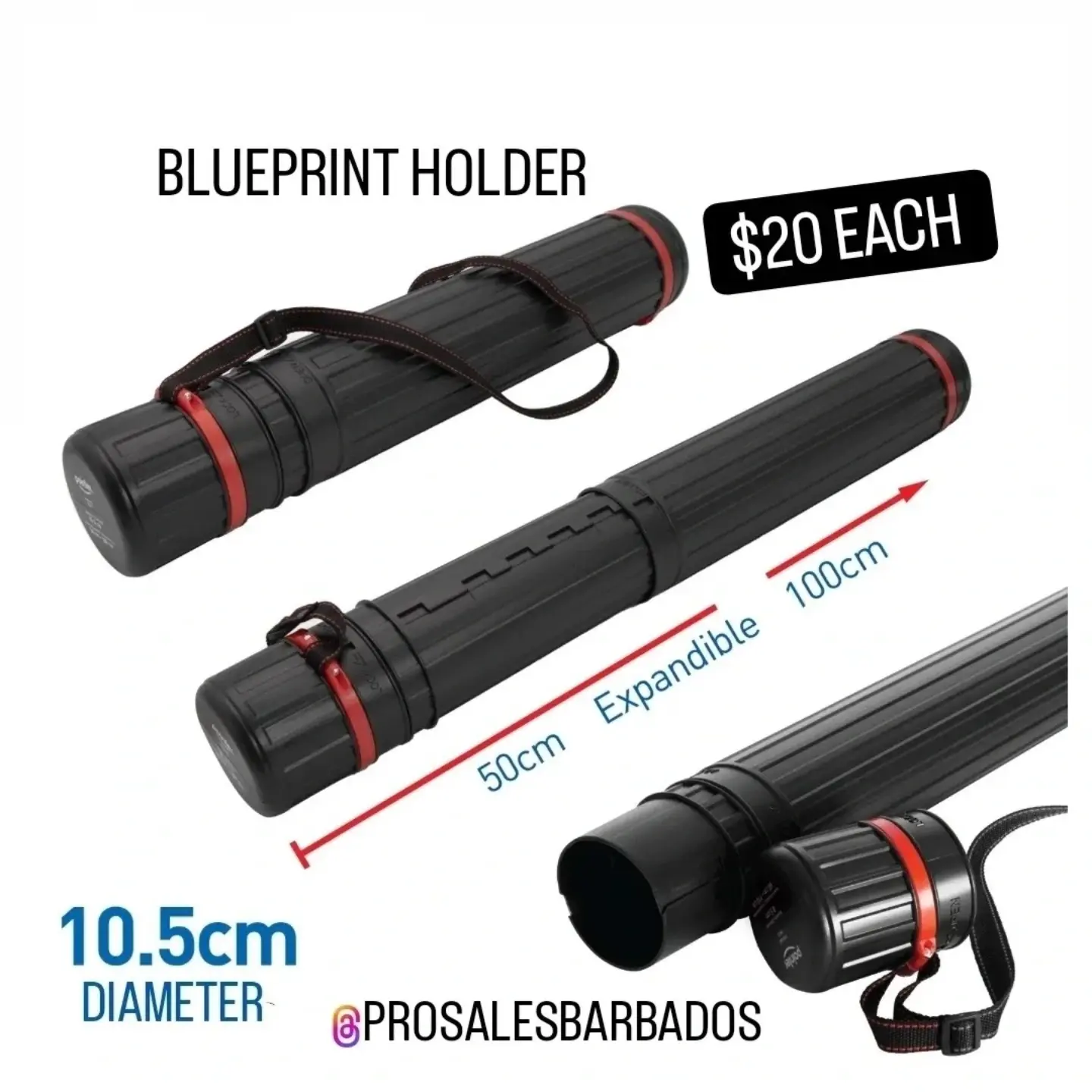 Pro Sales Barbados – Boxer Cutter/Utility Knife Set $4, Blueprint Holder $20, Binoculars $50