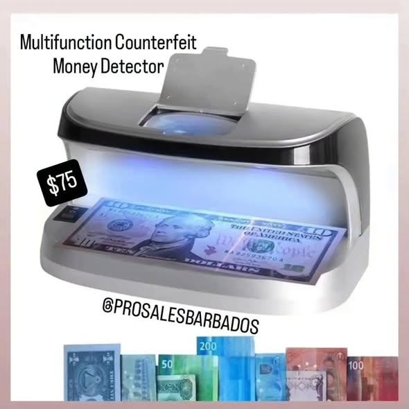 Counterfeit Money Detectors & Tester Pens – From $3 at Pro Sales Barbados