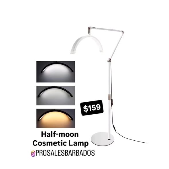 Pro Sales Barbados: Massager Seat $79, Half-moon Cosmetic Lamp $159, Portable Cosmetic Chair $379