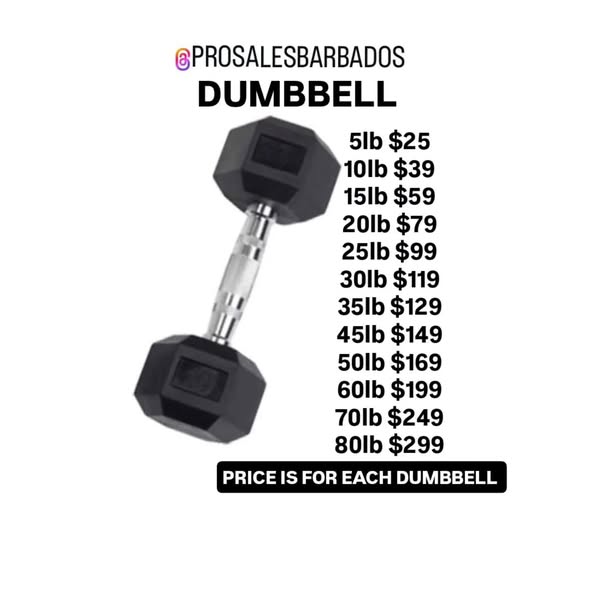 Adjustable Exercise Step Boards & Dumbbells Available at Pro Sales Barbados