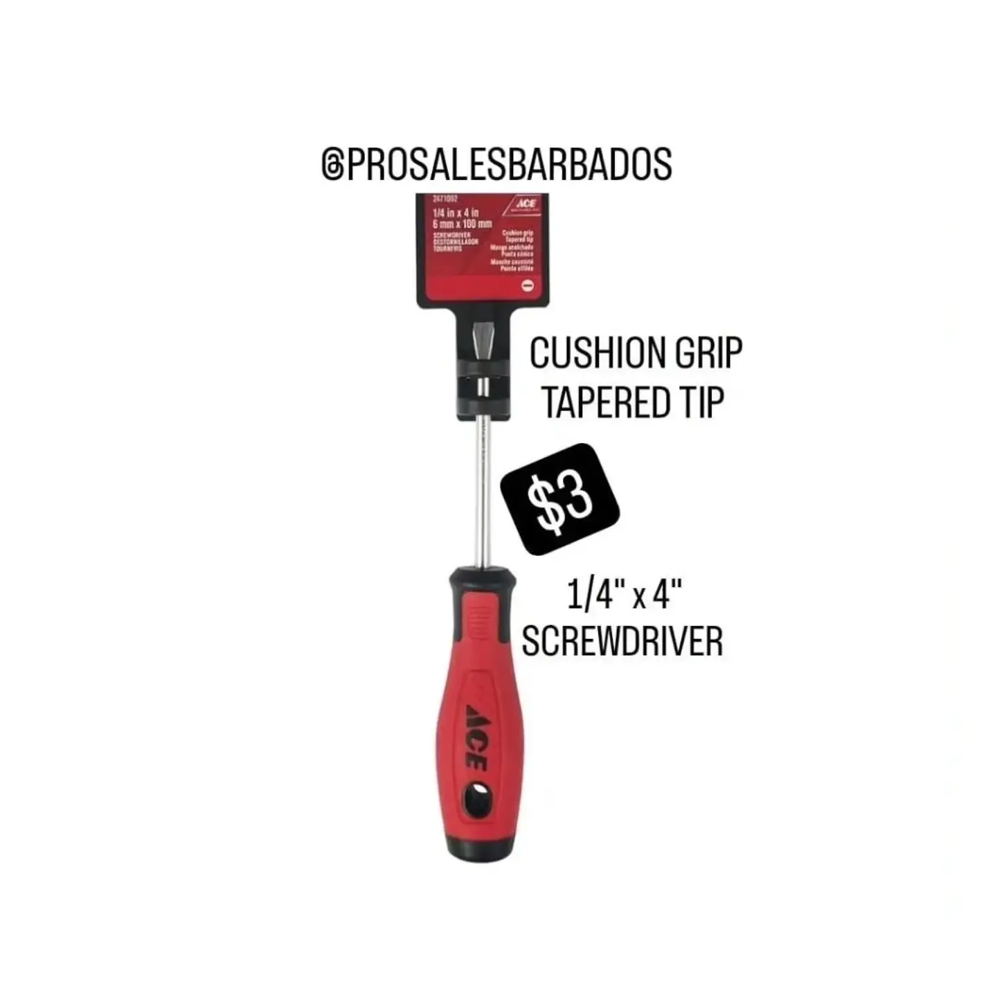 ACE Hardware Tools Sale – Pliers Set, Hand Saw & Screwdriver Deals at Pro Sales Barbados