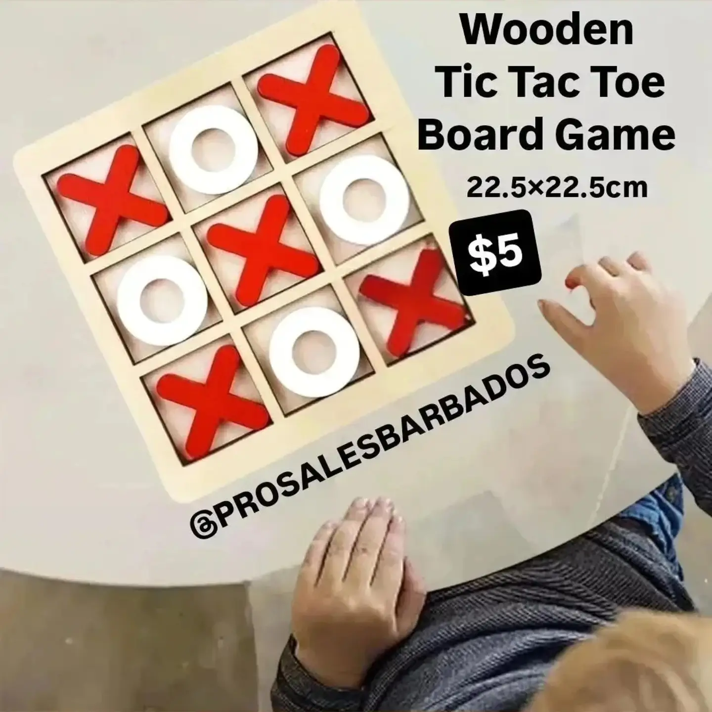Pro Sales Barbados: Calculator with Writing Pad $25, Wooden Tic Tac Toe $5, Electric Massager $6