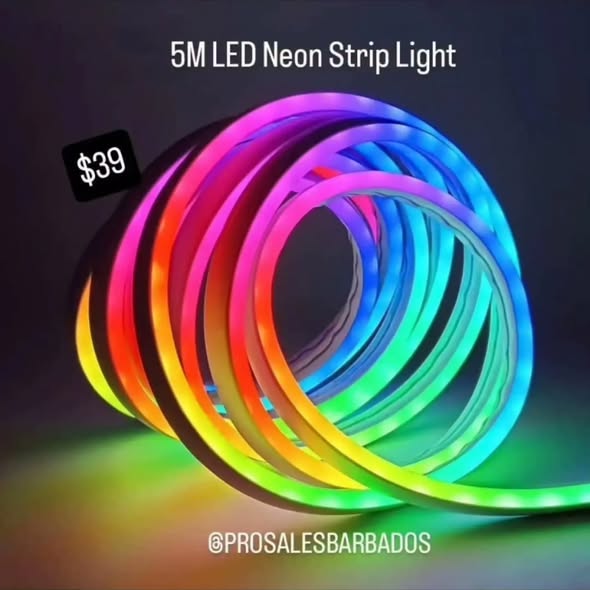Pro Sales Barbados: Hand Sanitizer Spray $5, LED Neon Strip Light $39, Stackable Organizer Box $4