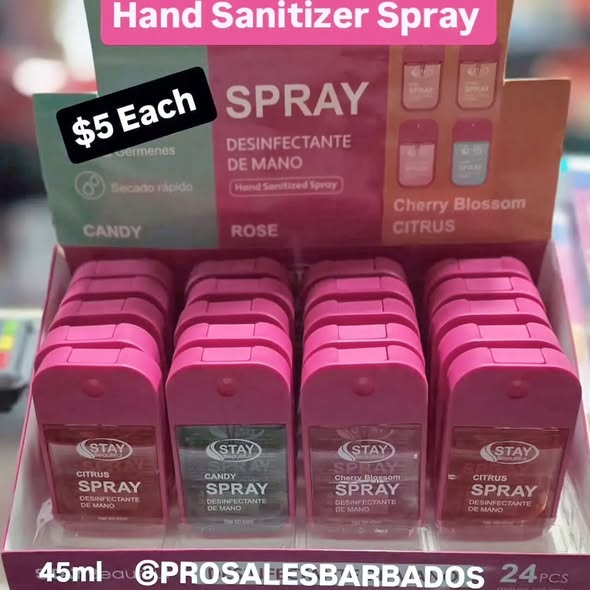 Pro Sales Barbados: Hand Sanitizer Spray $5, LED Neon Strip Light $39, Stackable Organizer Box $4