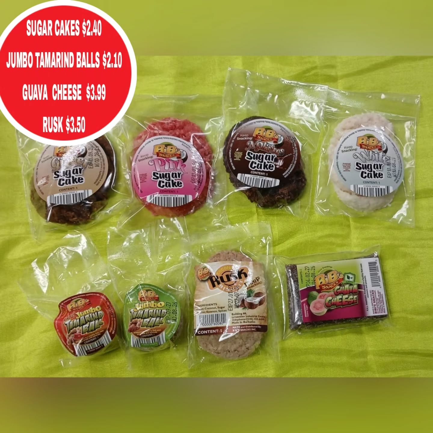 Refreshments & Sweet Treats — Lucozade, Ju-C, Sugar Cakes & More at S.Y. Adam & Son
