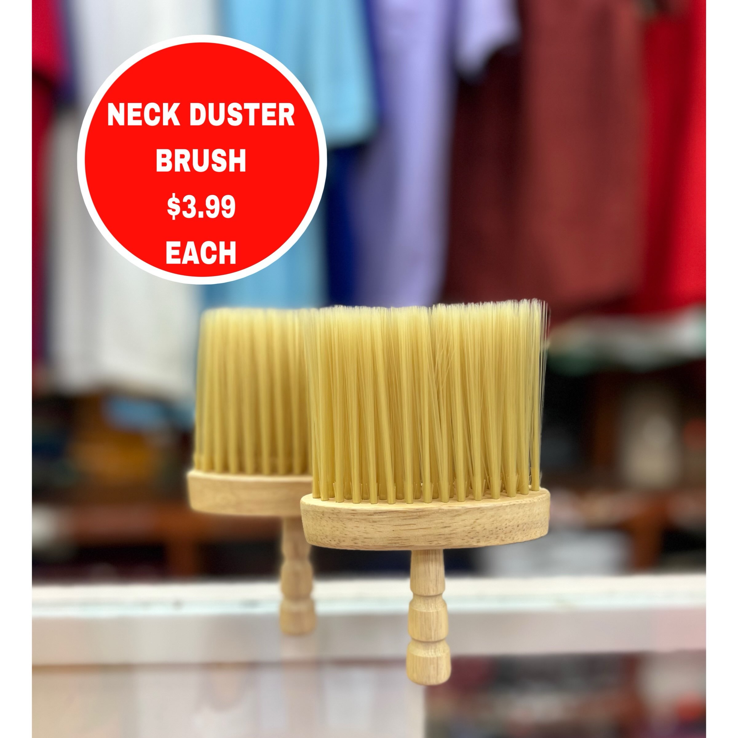 Barber Essentials Sale – Capes $4.99 & Neck Duster Brushes $3.99