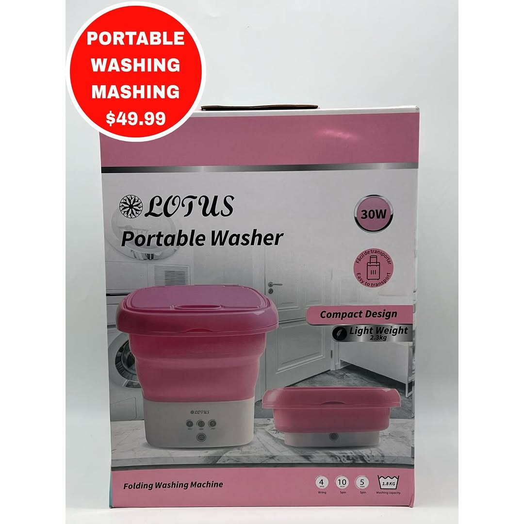 Lotus Portable Washer Restocked – $49.99