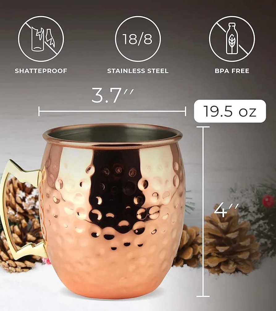 Copper Mug – $17.99 at S.Y. Adam & Son Speightstown