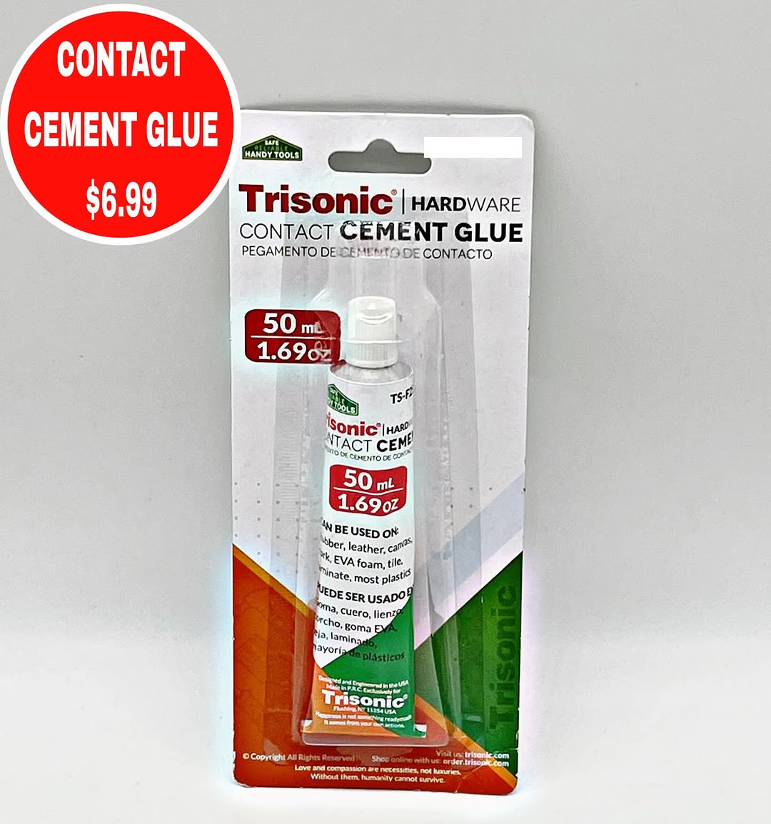 Trisonic Contact Cement Glue – Only $6.99 at Speightstown