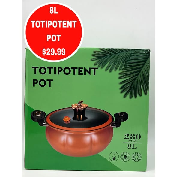 8L Totipotent Pot – Only $29.99 at S.Y. Adam & Son