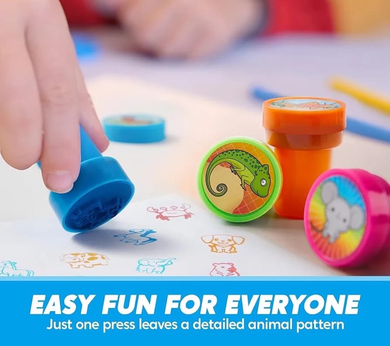 26-Piece Kids Stamp Set – Only $9.99 at S.Y. Adam & Son