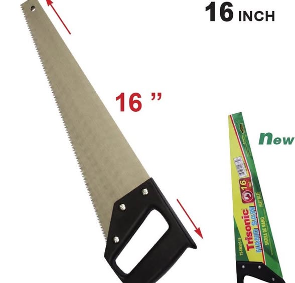 16" Hand Saw for $14.99 at S.Y. Adam & Son