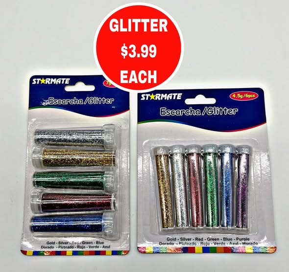 Starmate Glitter Sets – $3.99 Each at S.Y. Adam & Son