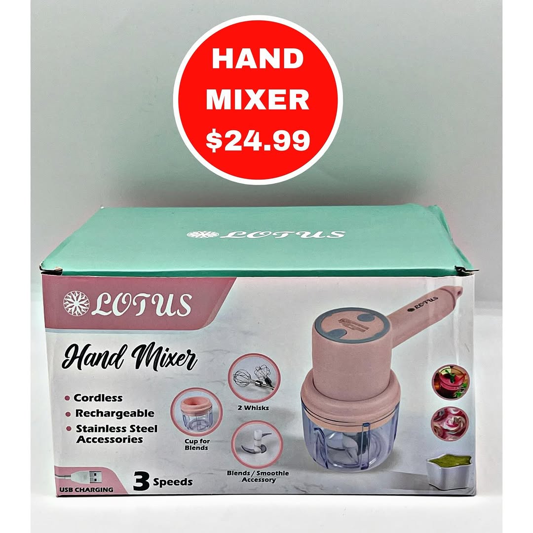 Cordless Hand Mixer – $24.99 at S.Y. Adam & Son