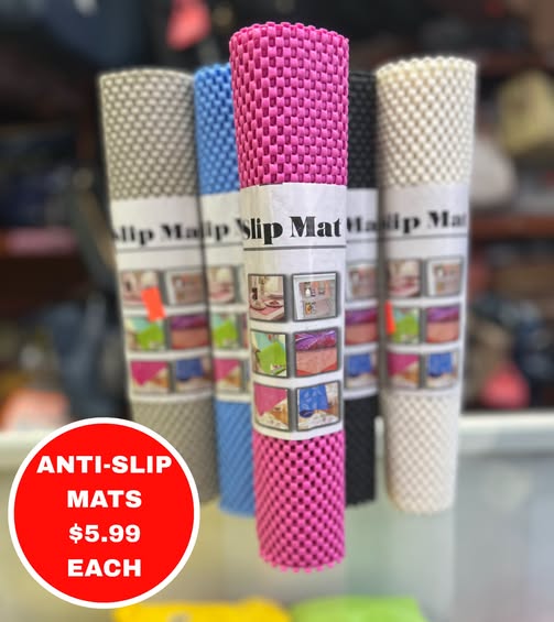 Anti-Slip Mats – Only $5.99 Each at S.Y. Adam & Son