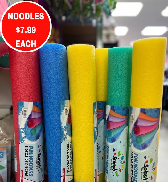 Fun Noodles Now In Stock – Solid $7.99 & Printed $9.99 at S.Y. Adam & Son