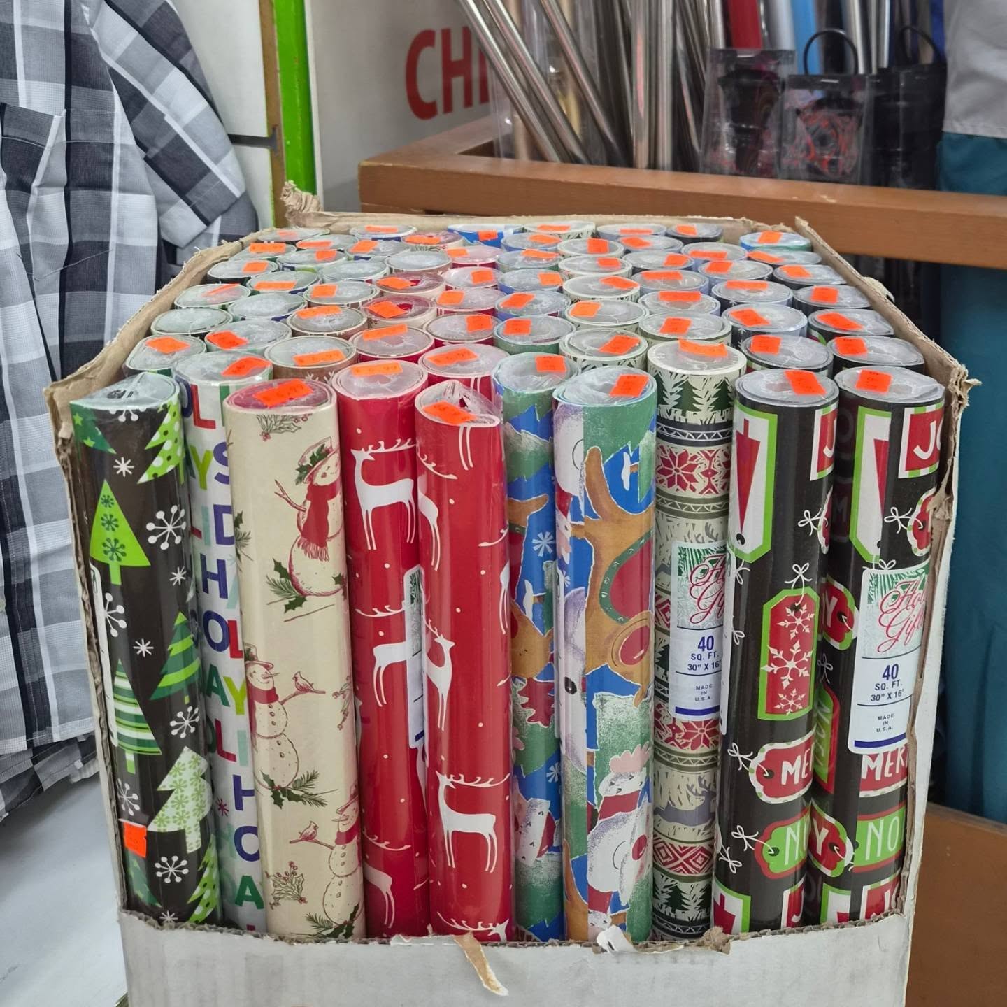 Christmas Gift Wrapping Paper - $6.99 Each