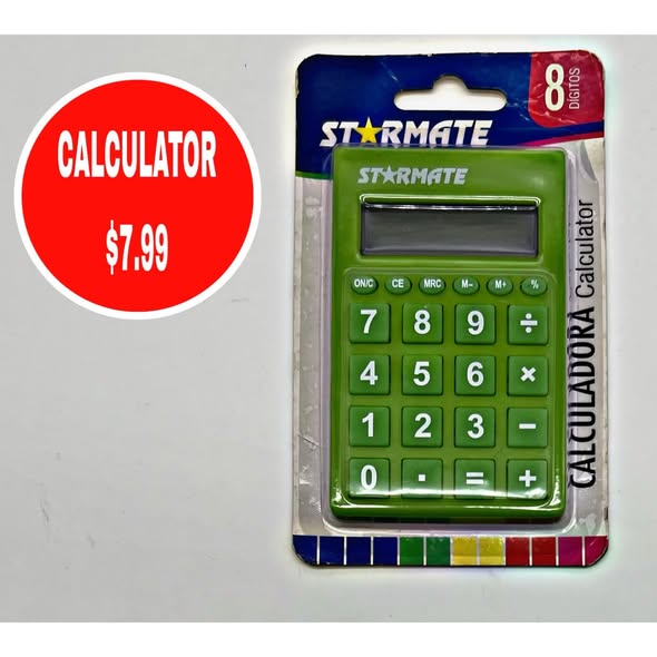 Calculators from $4.99 – Electronic, Basic & Scientific Available at All Branches