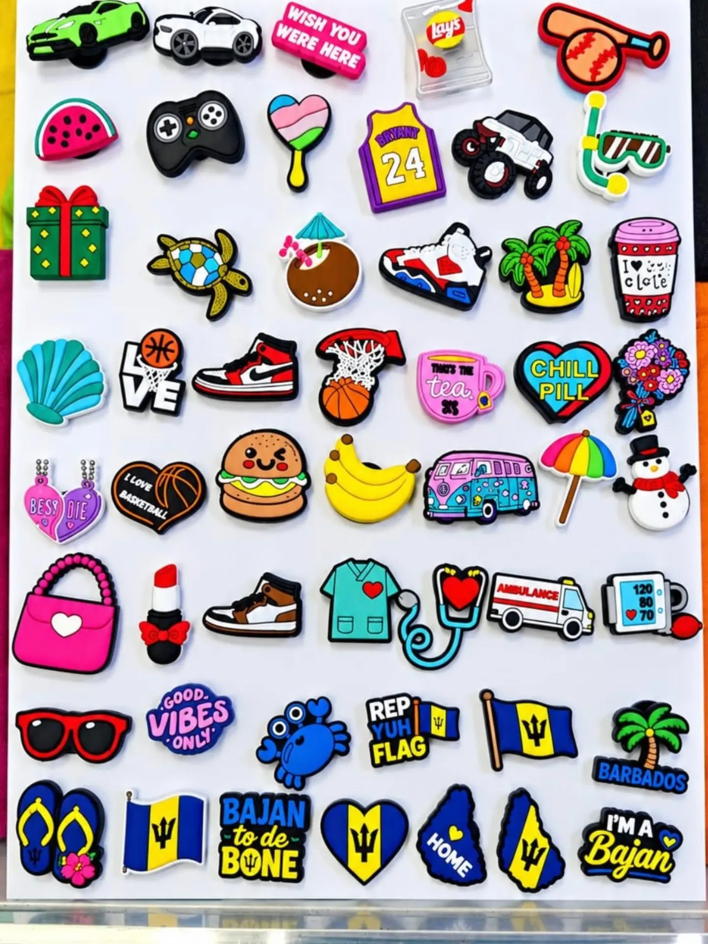 Croc Charms & Straw Covers – From $1 Each at S.Y. Adam & Son