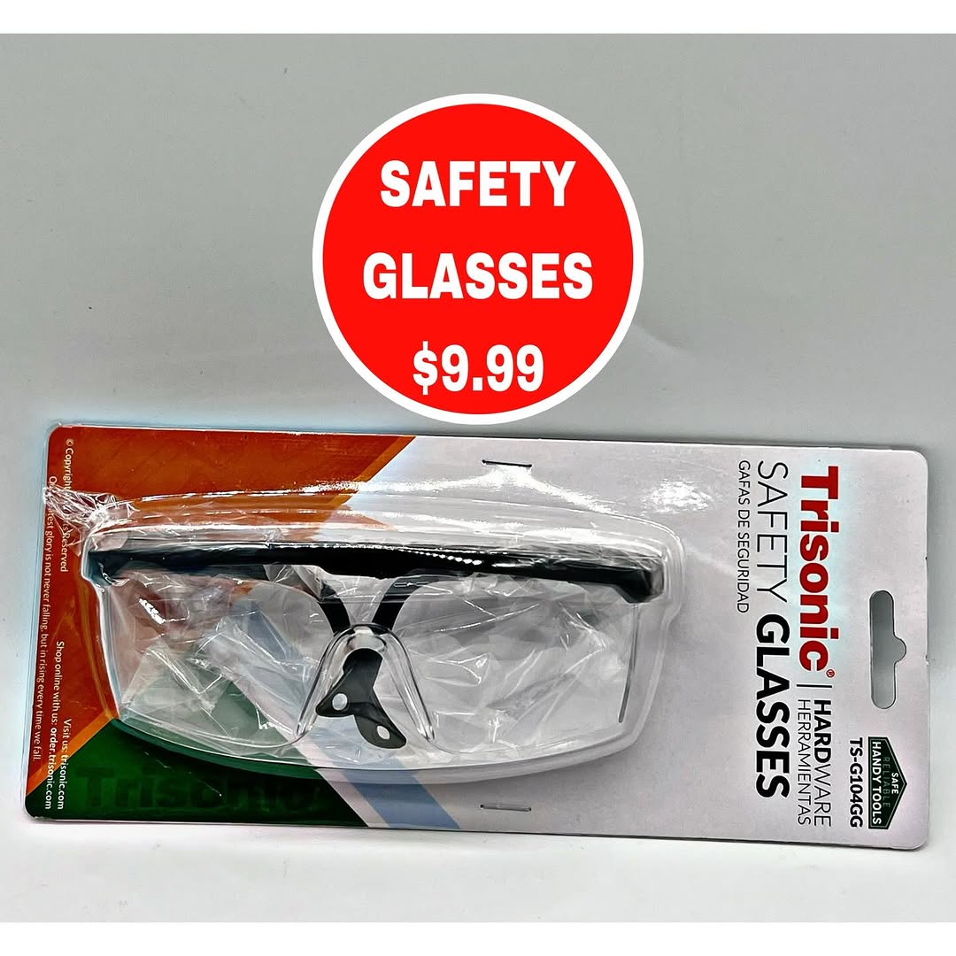 Safety Glasses for $9.99 at Speightstown Branch