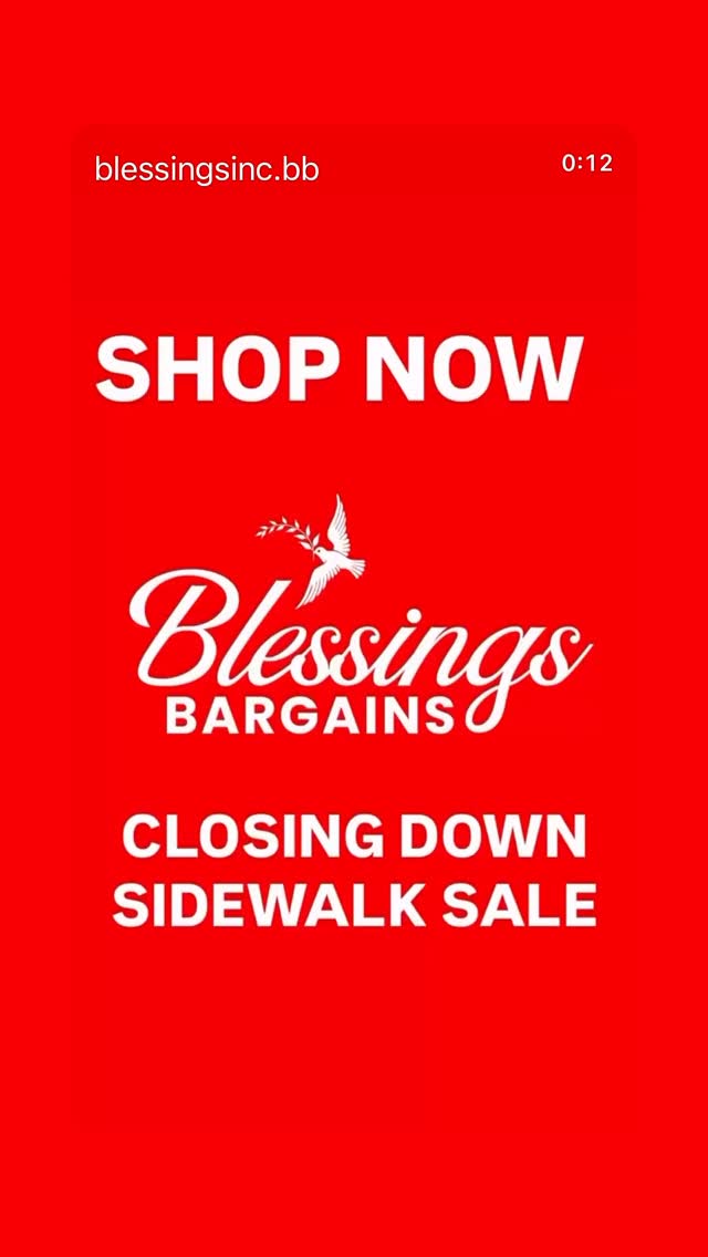 Blessings Bargains Closing Down Sidewalk Sale