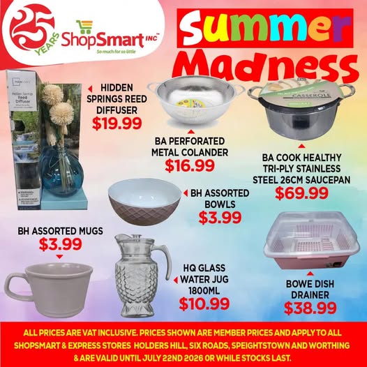ShopSmart Summer Madness Sale – Member Prices on Home & Kitchen Items