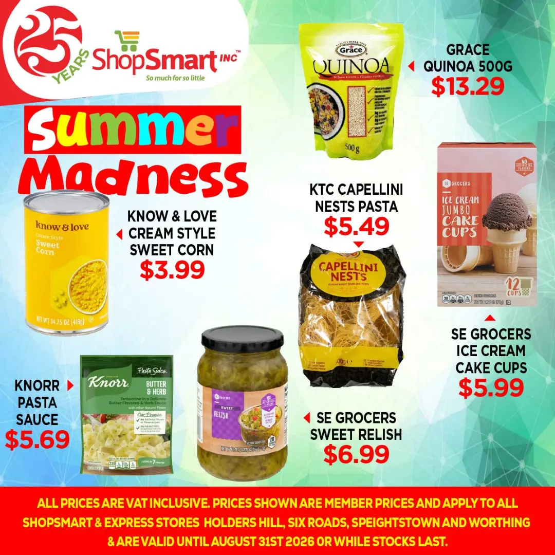 ShopSmart Summer Madness – Member Prices on Groceries