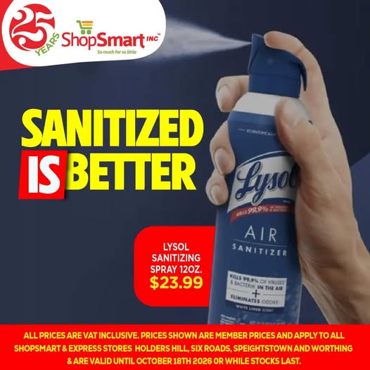 Lysol Air Sanitizing Spray 12oz - $23.99