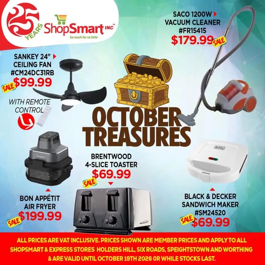 ShopSmart October Treasures – Appliance Sale from $69.99