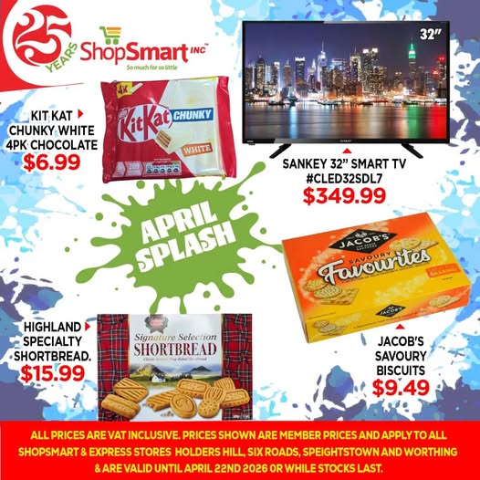 ShopSmart April Splash Sale – Electronics, Snacks & More