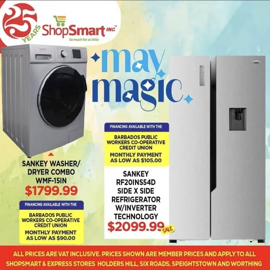 ShopSmart May Magic Sale – Sankey Washer/Dryer & Refrigerator Deals