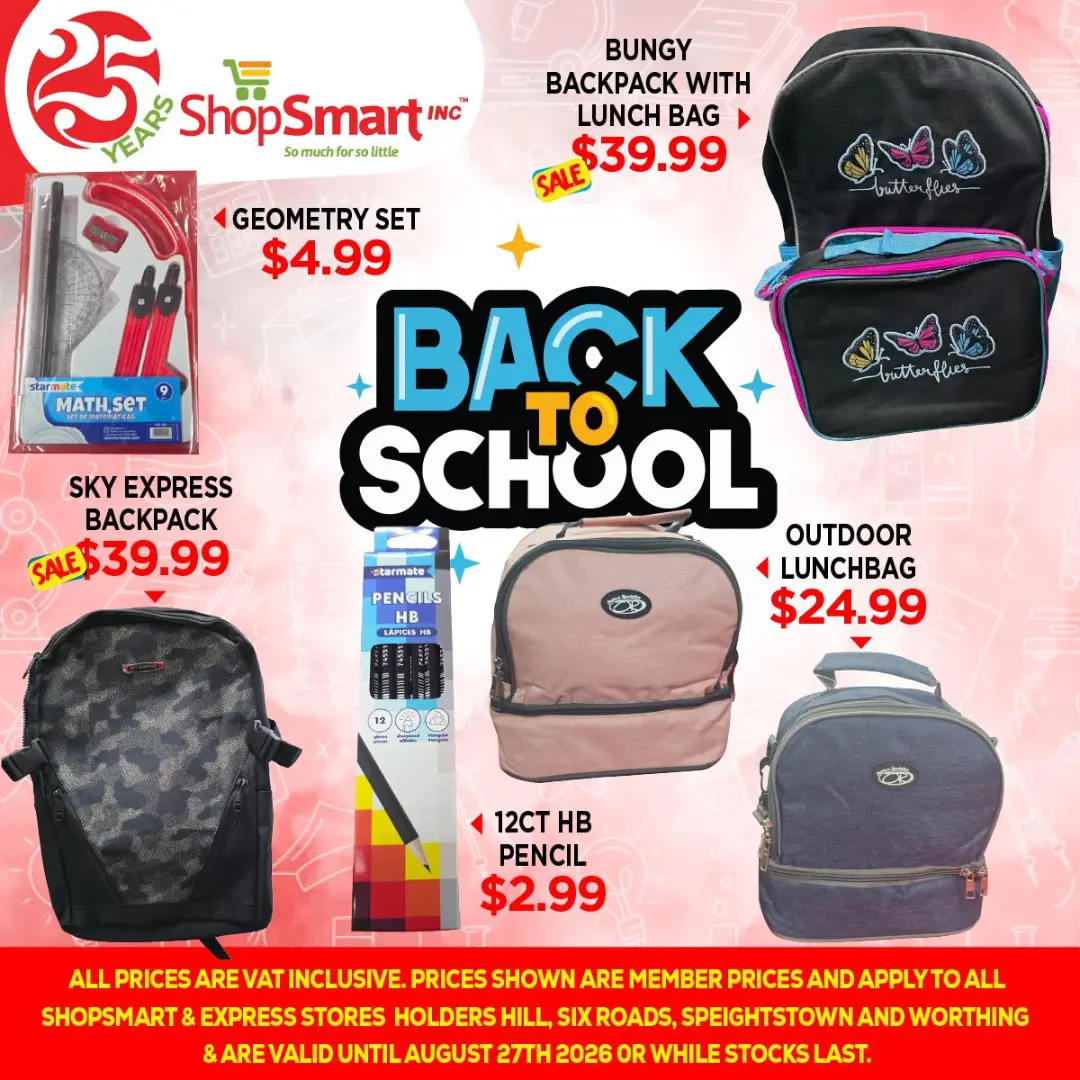 ShopSmart Back to School Sale – Backpacks, Lunch Bags & Supplies from $2.99