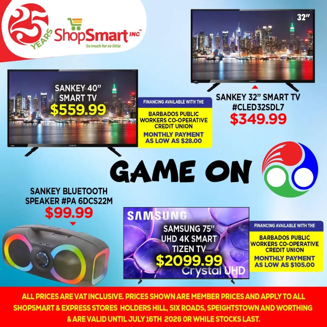 ShopSmart Game On Electronics Sale – TVs & Speakers from $99.99